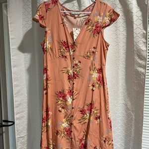 Flowered sun dress